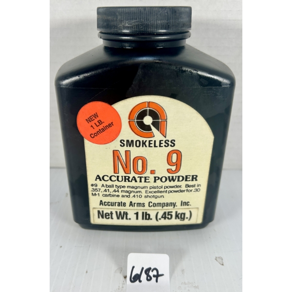 POWDER: APPROX 1LB ACCURATE NO9 
