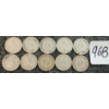 Image 2 : LOT OF 10 - 1939-1964 CDN 10 CENT COINS