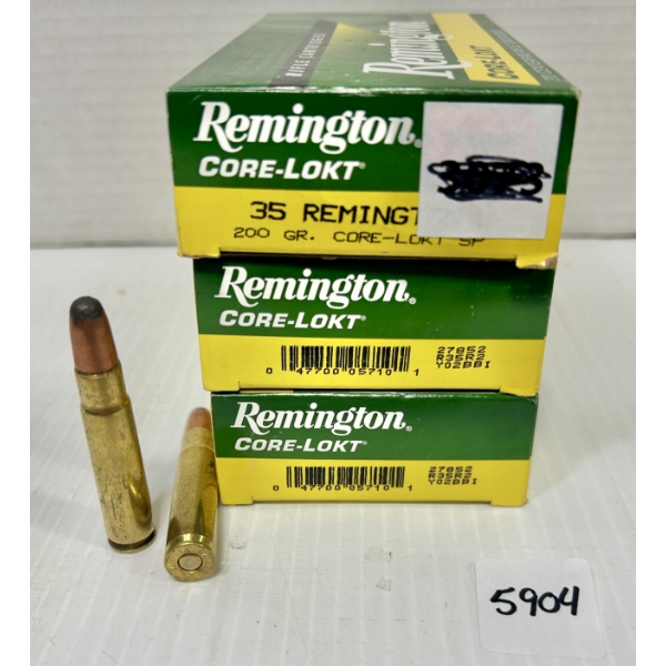 AMMO: 60X REMINGTON .35 REM - 200 GR.