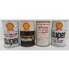 Image 3 : LOT OF 4 - SHELL AEROSHELL, ROTELLA T & SUPER MOTOR OIL CANS - QT