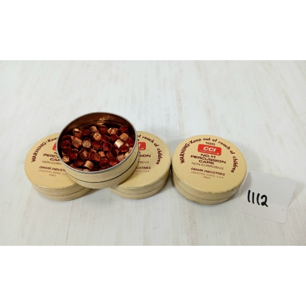 CAPS: APPROX 400X CCI NO.11 PERCUSSION CAPS 