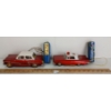Image 4 : LOT OF 2 - TIN RC FIRE CHIEF & CRUISER CARS