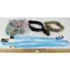 Image 1 : LOT OF 4 - DOG COLLARS, LEASH & TOYS - AS NEW