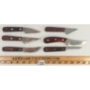 Image 2 : LOT OF 6 - ZEPF GERMAN HUNTING KNIFE SET W/ SHEATHS
