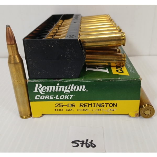 AMMO: 20X REMINGTON .25-06 REM - 100GR - CORE-LOKT PSP