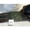 Image 2 : LOT OF 3 - REPRODUCTION (?) GERMAN WWII CAP, BELT & LUGER HOLSTER 