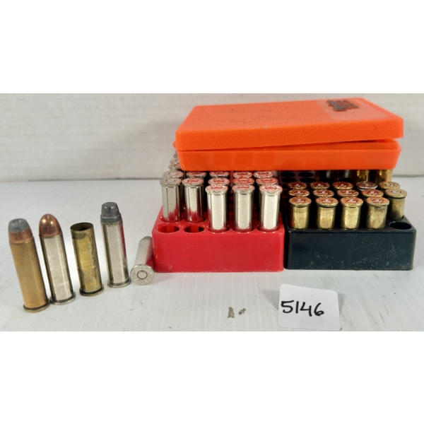AMMO / BRASS: 51X LIVE & 15X BRASS .357 MAG 