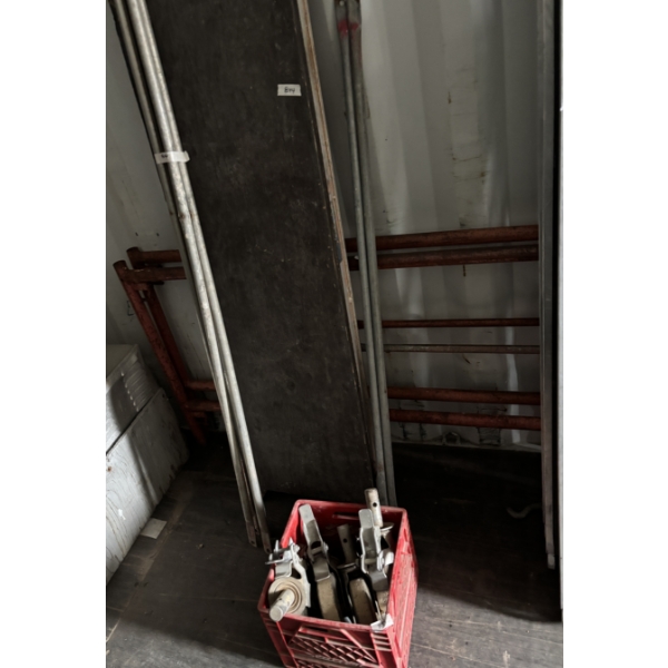 JOB LOT - METALTECH SCAFFOLDING PARTS - INCL CASTORS