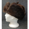 Image 2 : TRAPPER'S MUSCRAT FUR HAT - QUILT LINED & WOOL FELT