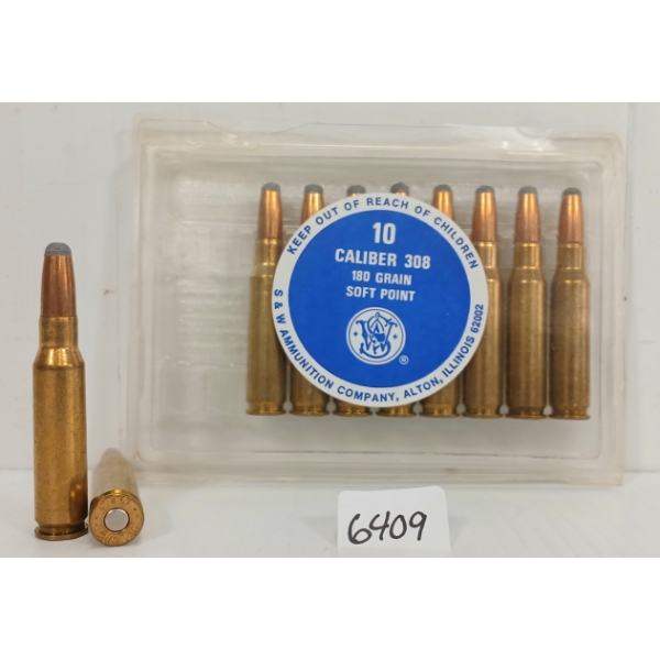 AMMO: 20X S&W .308 - 180 GR. SP