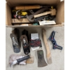 Image 1 : JOB LOT - MISC HAND TOOLS - PLANES, CHISELS, HACHET HANDLES