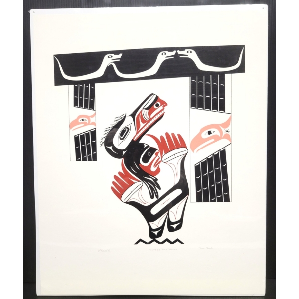 "THUNDERBIRD DANCER" BY TIM PAUL - SILKSCREEN PRINT