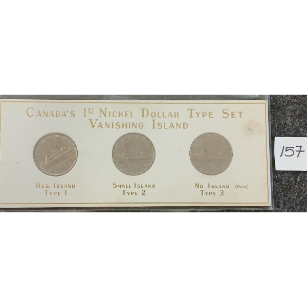 1968 CDN 1ST NICKEL DOLLAR TYPE SET