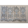 608  LOT OF 4  WROUGHT IRON BALUSTERS