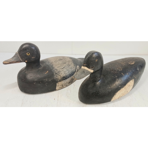 LOT OF 2 - BLUEBILL DUCK DECOYS