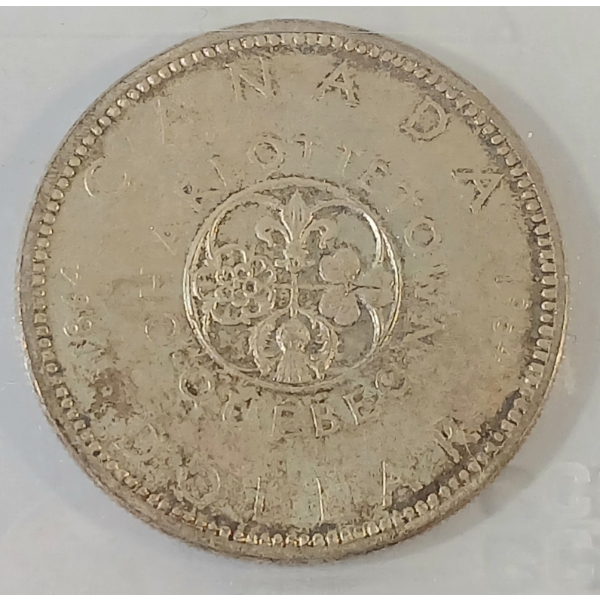 1964 CDN SILVER DOLLAR - CCCS GRADED