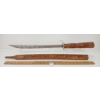 Image 1 : ORNATE INDONESIAN WOOD SWORD W/ SCABBARD