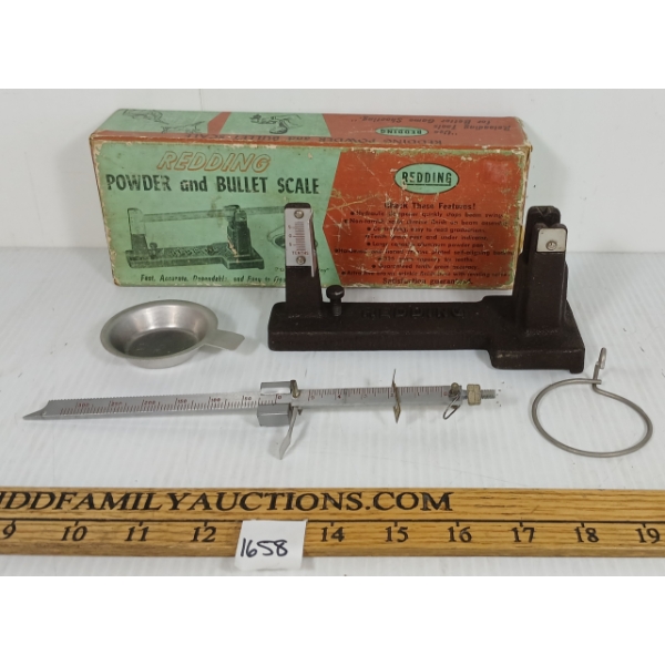 REDDING POWDER & BULLET SCALE