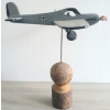 Image 3 : 1950'S WWII ERA GERMAN FIGHTER PLANE FOLK ART