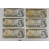 Image 1 : LOT OF 12 - 1973 CDN $1 BANKNOTES - SEE ALL PICS