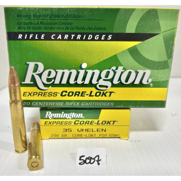 AMMO: 40X REMINGTON .35 WHELEN - 200 GR SP
