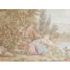 Image 3 : "LAKESIDE RENDEZVOUS" BY FRANCOIS BOUCHER (1703 - 1770) - FRAMED TAPESTRY 