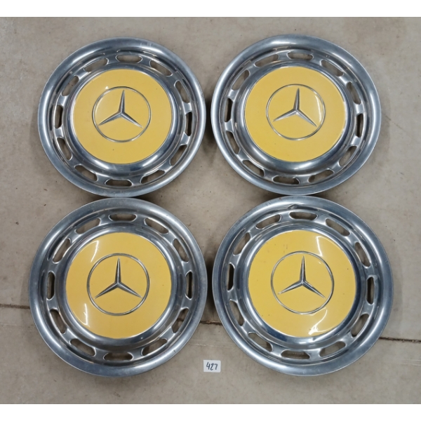LOT OF 4 - 1977 MERCEDES BENZ HUB CAPS