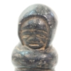 Image 2 : WOMAN PULLING ARCTIC CHAR - SIGNED - STONE