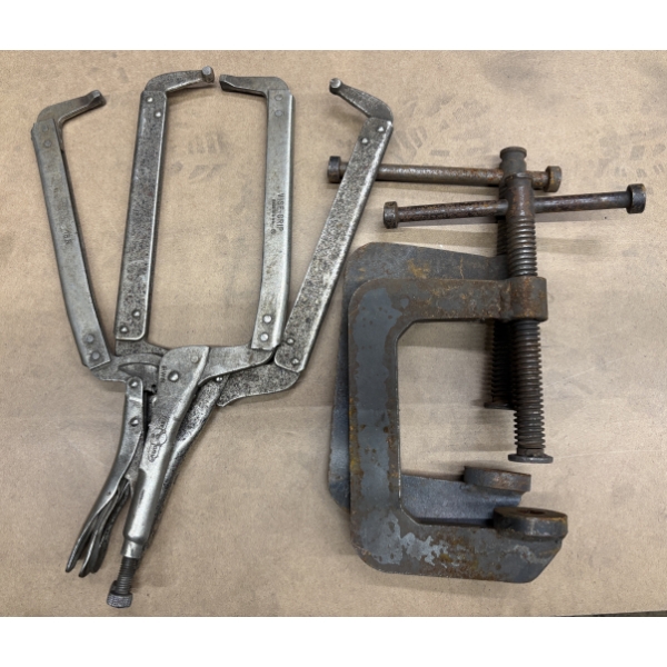 LOT OF 4 MISC CLAMPS