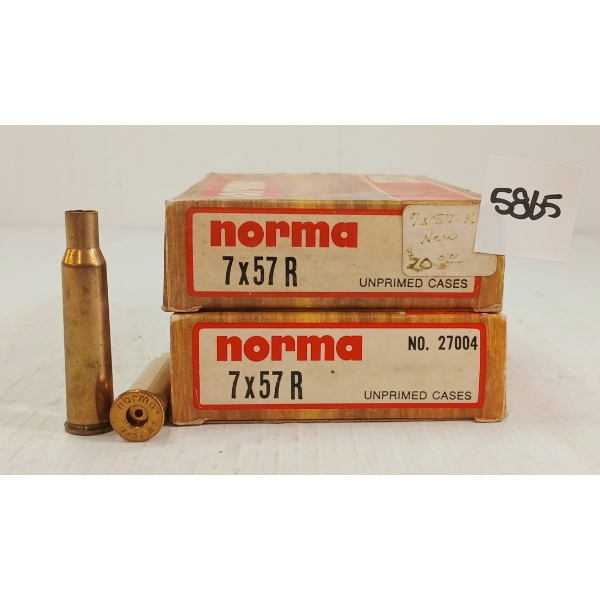 AMMO: 20X NORMA 7X57R - UNPRIMED 