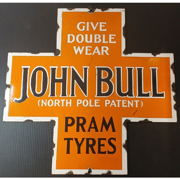 JOHN BULL PRAM TYRES SSP SIGN