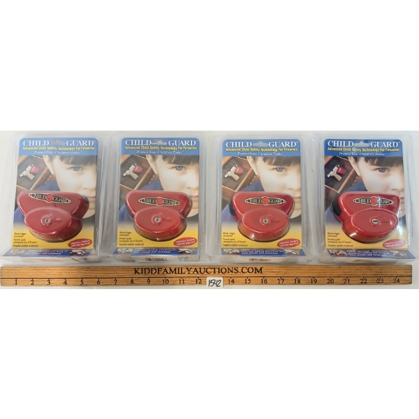 LOT OF 4 - CHILD GUARD ADVANCED TRIGGER LOCKS