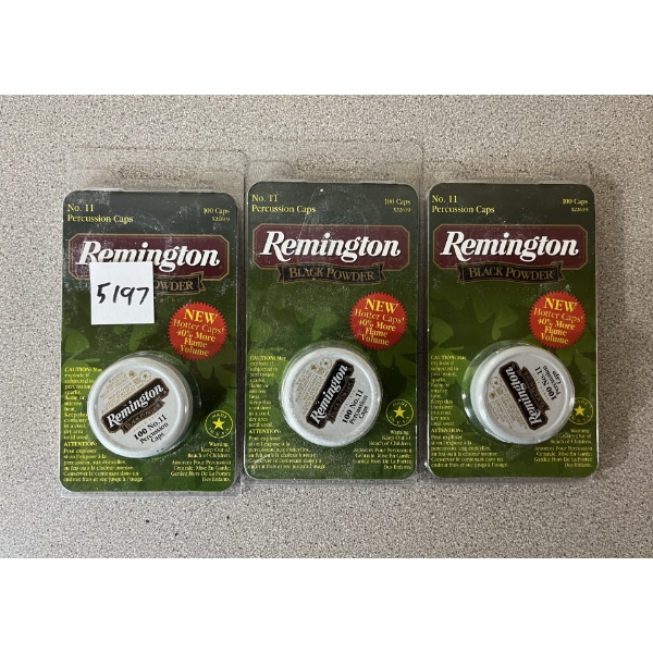 PRIMERS: 300X REMINGTON NO11 PERCUSSION CAPS - SEALED