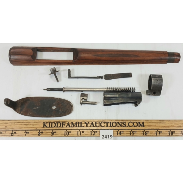 QTY OF SWEDISH MAUSER PARTS - INCL FOREND