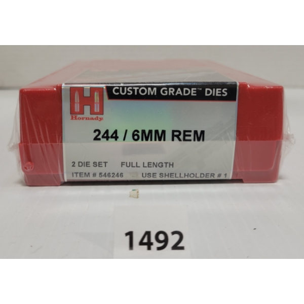 HORNADY .244/6MM REM RELOADING DIES - SEALED
