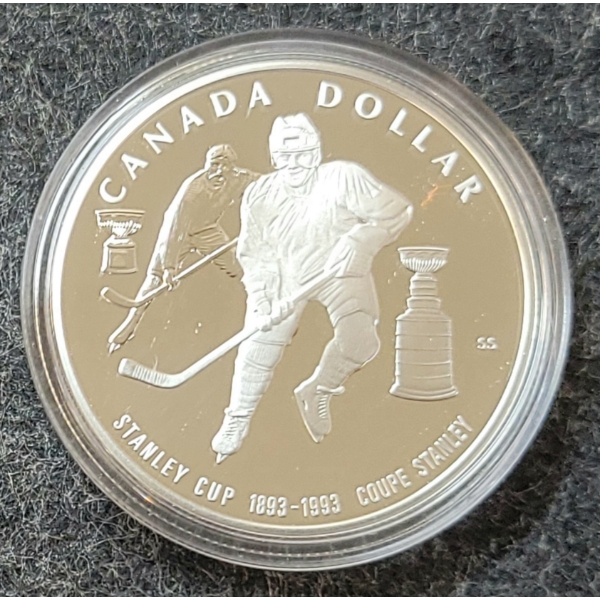 1993 RCM SILVER DOLLAR COIN