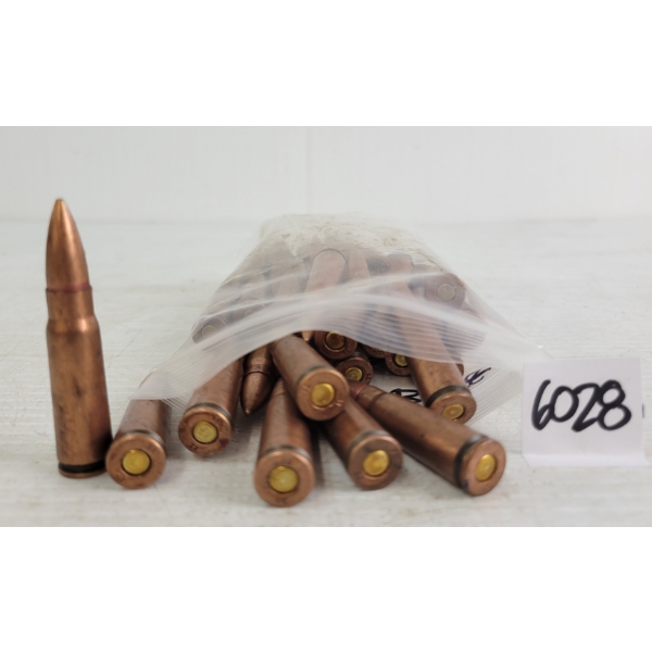 AMMO: 40X MILITARY ISSUED 7.62X39CAL - FMJ