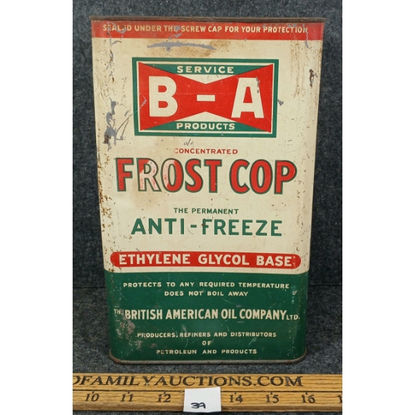 B-A BOWTIE FROST COP ANTI-FREEZE CAN - GAL