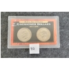 1971 & 1978 U.S. EISENHOWER SILVER DOLLAR COINS 