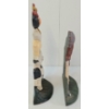 Image 5 : LOT OF 2 - DOOR STOPS - CAST IRON FARM ANIMALS & THE GOLFER 