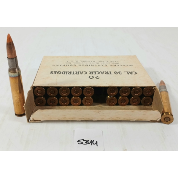 AMMO: 20X WESTERN .30 TRACER