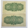 Image 2 : LOT OF 2 - 1900 & 1923 DOMINION OF CANADA 25 CENT SHINPLASTERS