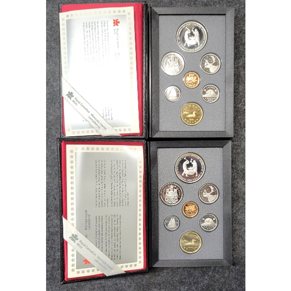 LOT OF 2 - 1988 RCM PROOF SETS