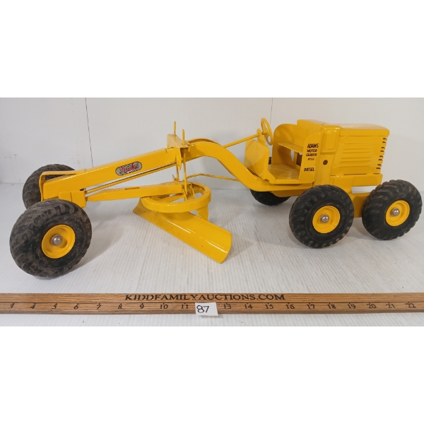 MODEL TOYS PRESSEDS STEEL - ADAMS MOTOR GRADER NO. 512