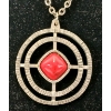 Image 2 : RED JASPER PENDANT NECKLACE