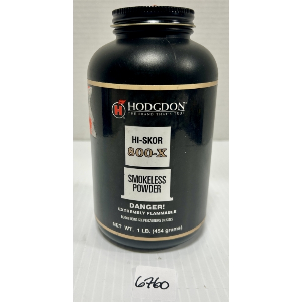 POWDER: APPROX 0.5 LB HODGDON HI-SKOR 800-X