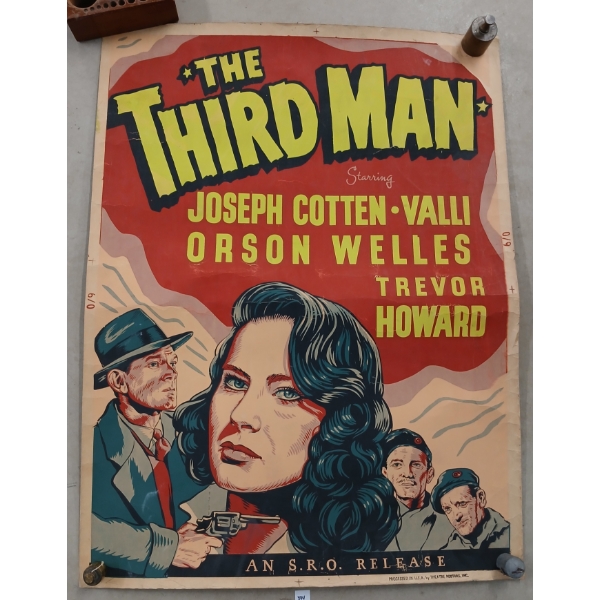 1949(?) "THE THIRD MAN" MOVIE POSTER
