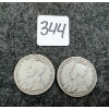 Image 2 : LOT OF 2 - 1913 & 1914 CDN 50 CENT COINS