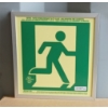 Image 2 : LOT OF 10 - GLOBRITE RUNNING MAN EXIT SIGNS