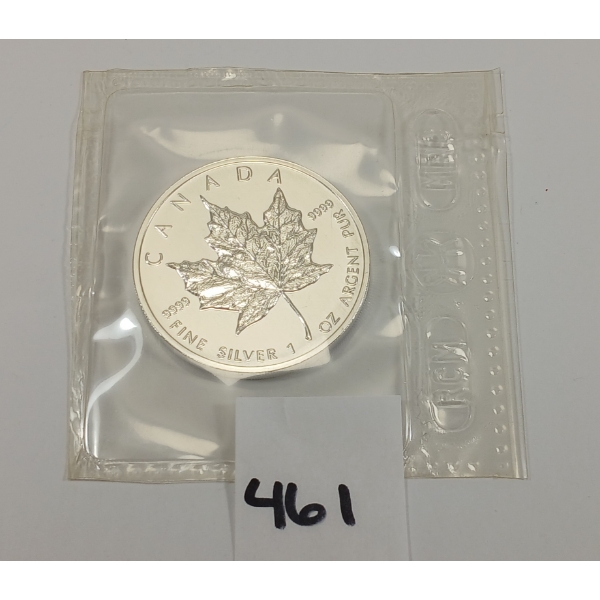 1996 RCM $5 SILVER COIN - 1oz
